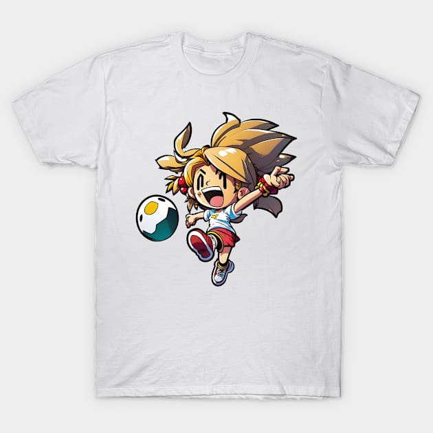 Girl soccer love T-Shirt by WalldeMar